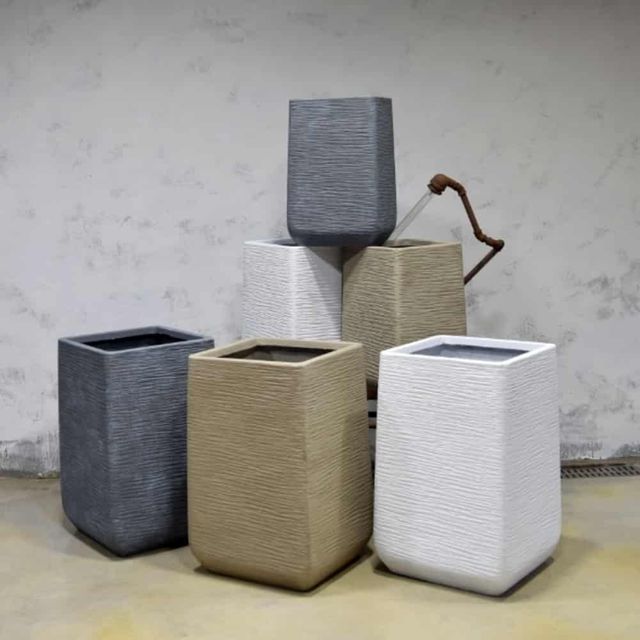 FRP 긴사각 화분 45x67cm 대 공기정화식물화분 빈화분