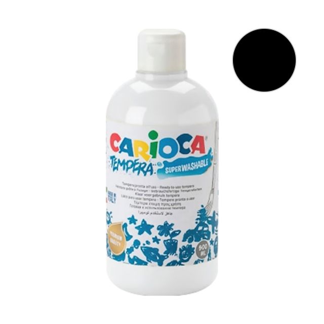 혜명몰 까리오까 템페라 물감 500 02.블랙 / 500ml - 개 (1개입) 수성물감 템페라물감 대용량물감 미술물감