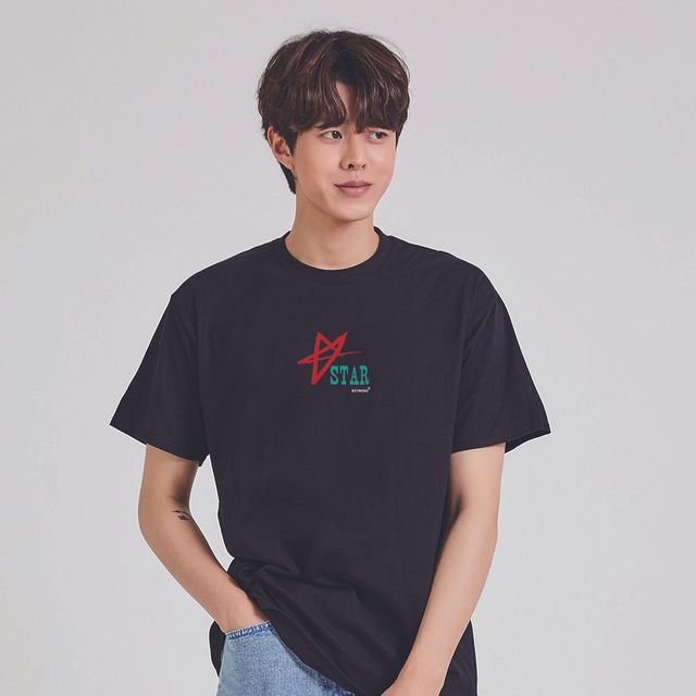 키밍 스타 면티 봄티셔츠 오버핏반팔티