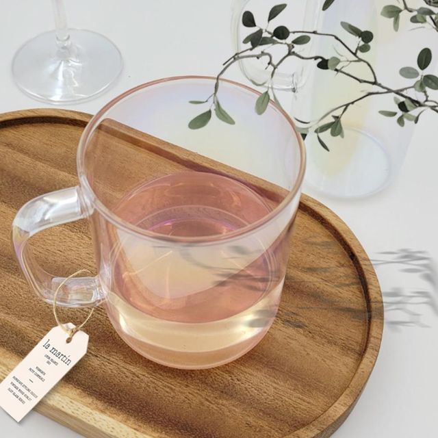 내열유리 투명 유리컵 머그잔 커피잔 쥬스 찻잔 머그 500ml