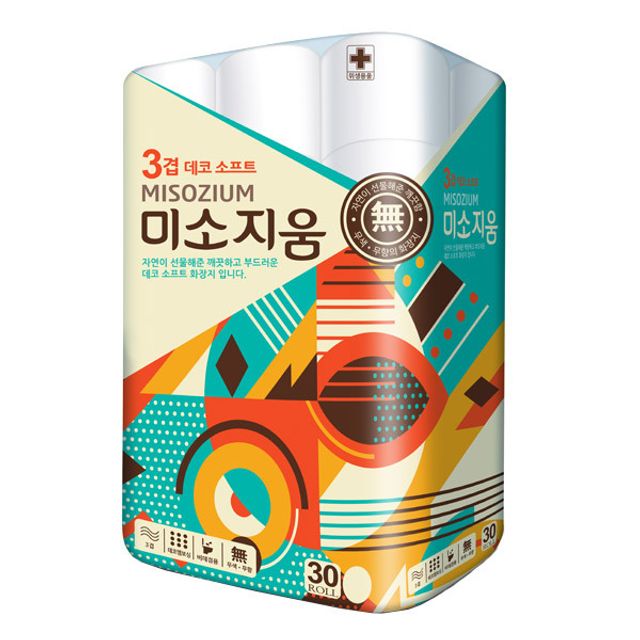 미소지움 화장지 무향 (신형) 18m 3겹 30롤