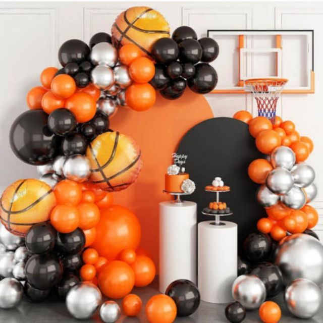 스포츠 농구공 응원 홈파티 벌룬 세트 벽장식 스포츠응원