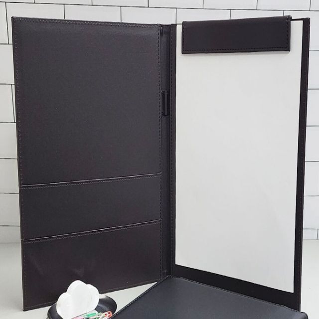 가죽결재판 자석 마그넷클립보드 A4 서류정리용