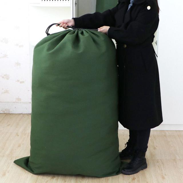 이불 정리함 수납 캔버스 주머니 보관 포대 자루