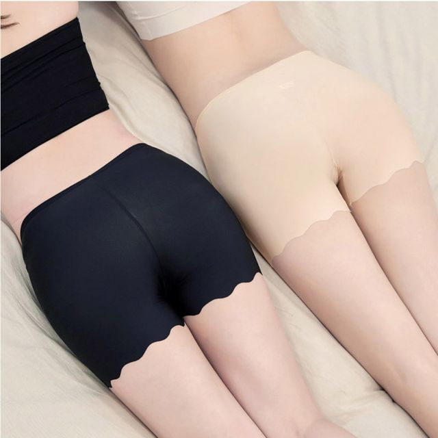 여성 허리 와이드밴딩 웨이브햄라인 시원한 3부속바지