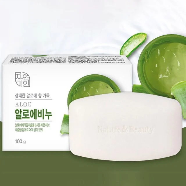 쿨샵 자연미인 알로에비누 상쾌한 알로에향 4개입