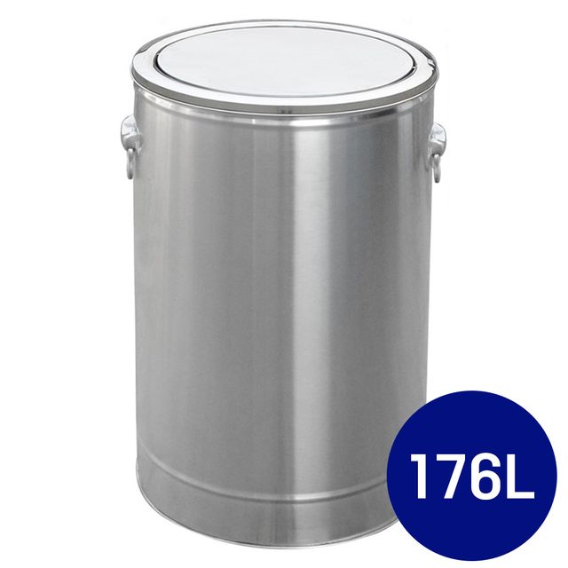 야외용 기본형 스텐 뱅뱅이 휴지통 176L