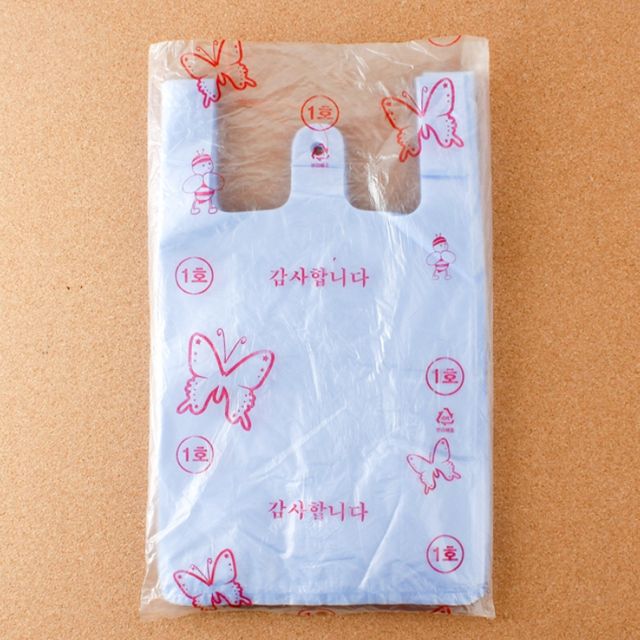 업소용 재활용 분리수거 200p 비닐봉투 연청색-1호