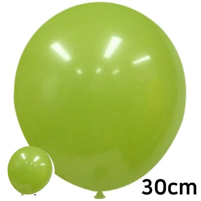 컬러풍선 둥근풍선 라운드풍선 레트로 30cm 풍선 올리브그린 50개입