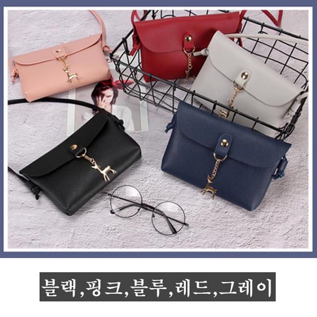 기린 미니크로스백 학생 폰가방 귀여운 수납지갑 패션