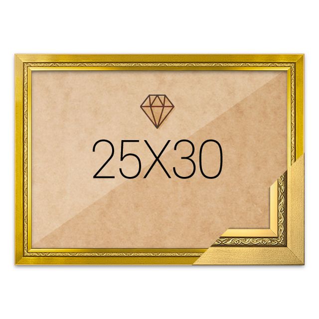 보석십자수액자 25x30 고급형 그레이스 골드