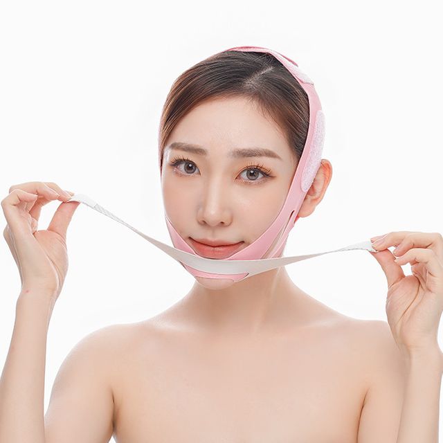 밴드 얼굴 리프팅 이중턱 볼살 관리 처진 마사지