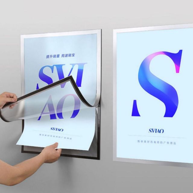 액자 자석 프레임 A4 투명 아크릴 상장 게시물