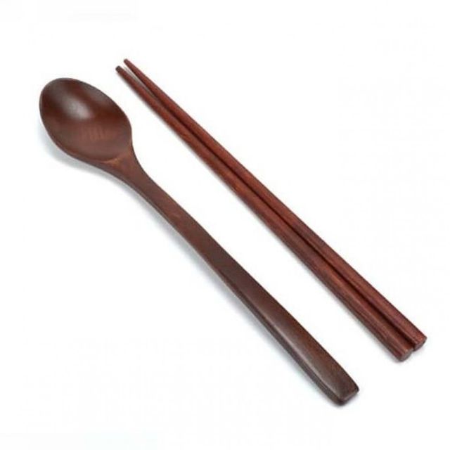 수저 세트 옻칠 숟가락 젓가락 양식기 스푼 1인 구성