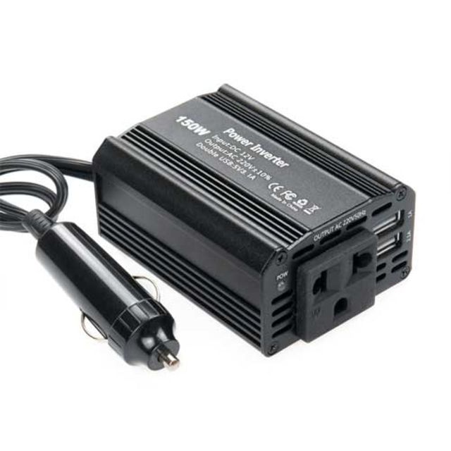 차량용 인버터 150W DC 12V to AC 220V 포트