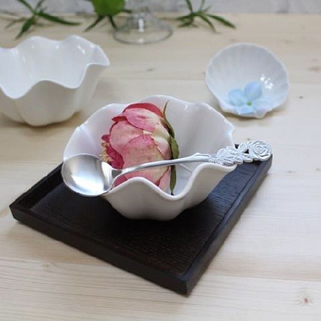 장미 디자인 빙수스푼 아이스크림스푼 세트