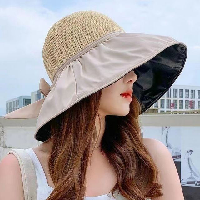 버킷햇 심플 벙거지 비치모자 5컬러 사파리 여자모자