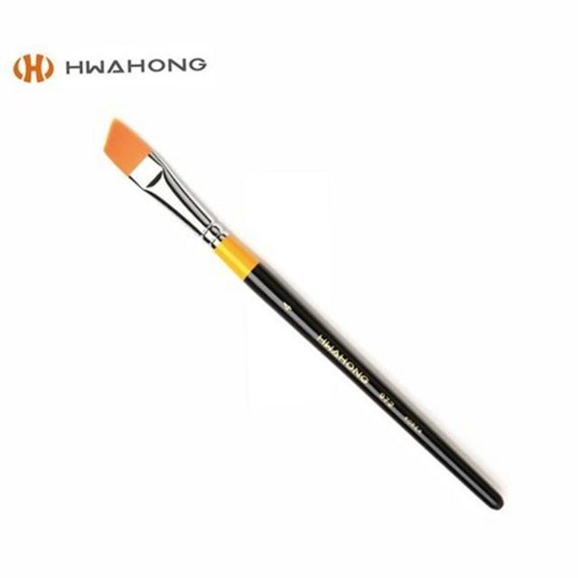 화방 사선 디자인 인조 모 붓 전문가용 인조 모 미술
