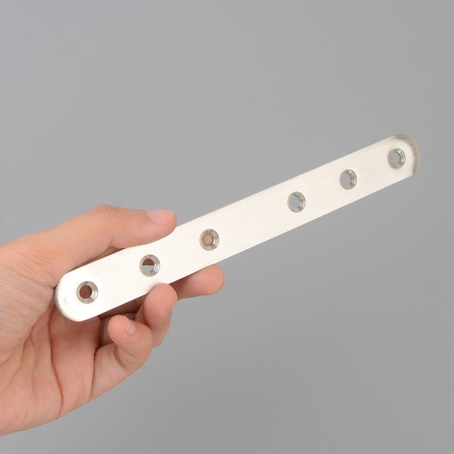 일자형평철 보강용 브라켓 10개 평철 연결 175mm