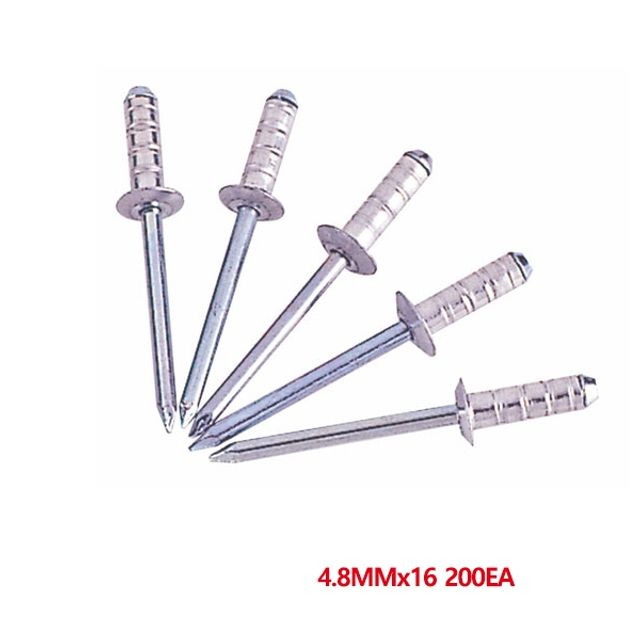 대화 리벳못 4.8mm x 16mm 200개입 - 강력한 결합용 리벳