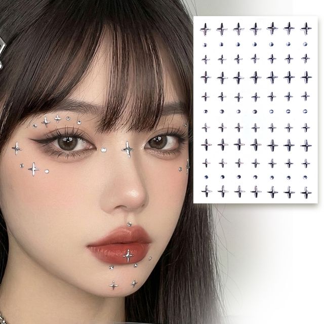 페이크 피어싱 스티커 귀꾸 가짜 붙이는 귀 꾸미기