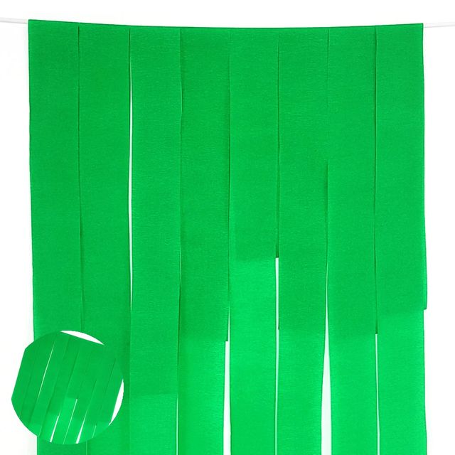 파티용품 파티커튼 이벤트 파티스트리머 6입 초록 4.5mm x 25m