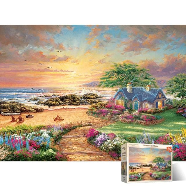 퍼즐 풍경 바닷가 그림 액자퍼즐 직소그림