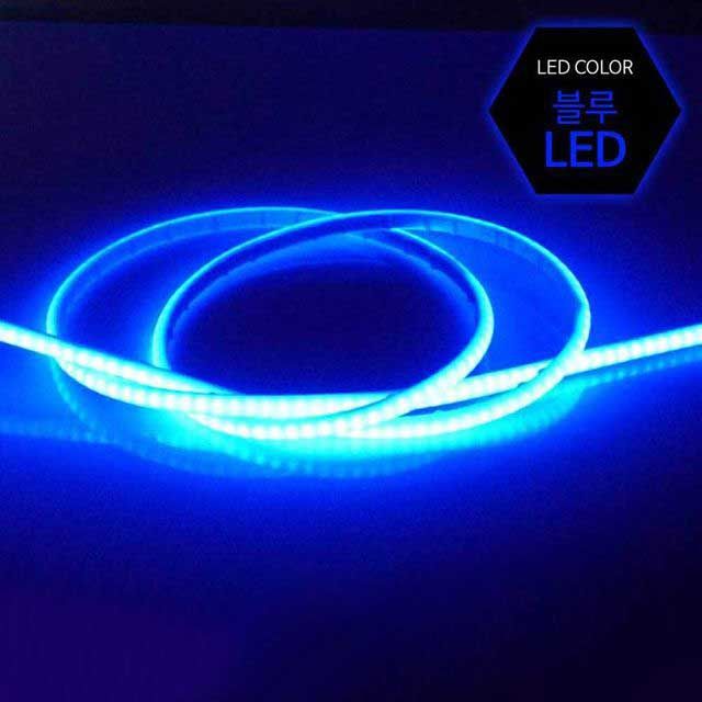 12V LED 바 블루 슬림 실리콘 면발광 차량 DIY 30cm