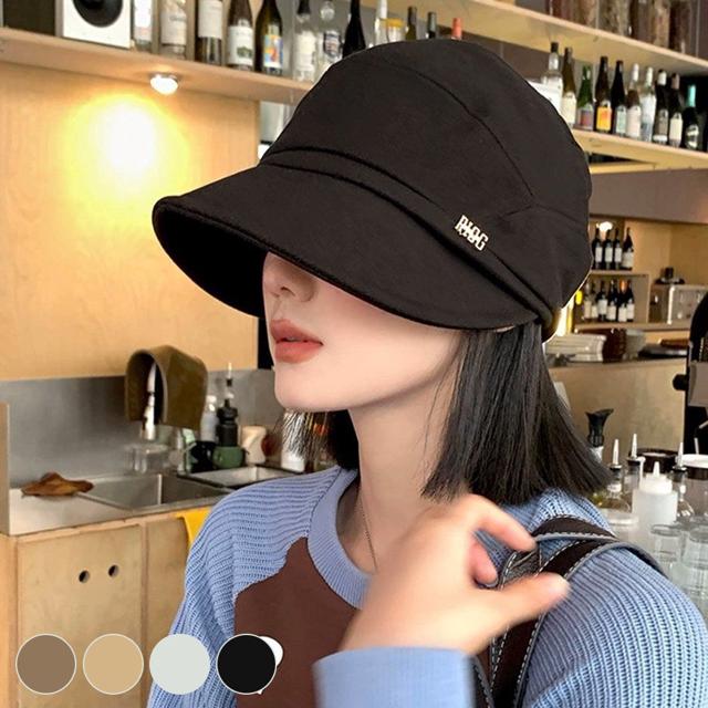영문 장식 앞챙 보닛햇 URD-316