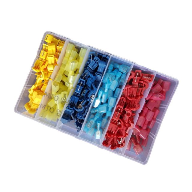 8)T-tap 전기 와이어커넥터압착단자120pcs 터미널단자