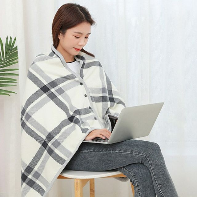 겨울 극세사 똑딱이 담요 무릎 블랭킷
