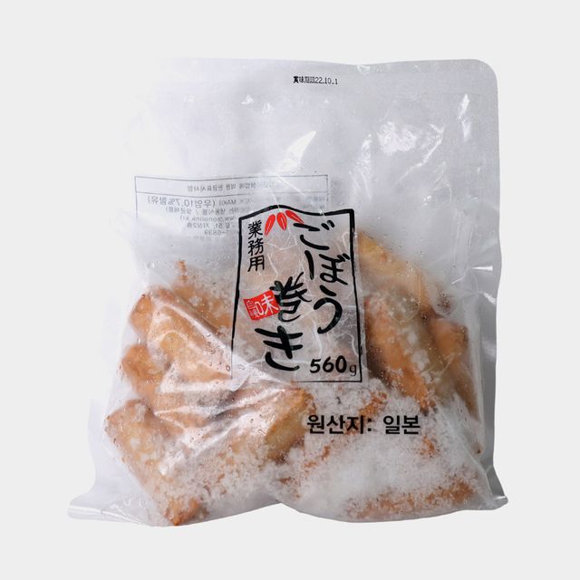 우엉이 함유된 와카메 냉동 우엉마끼 560g