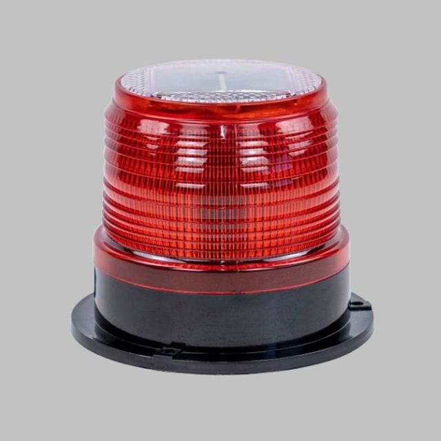 쏠라 보급형 LED 경광등 100파이 자석식 델리네이터