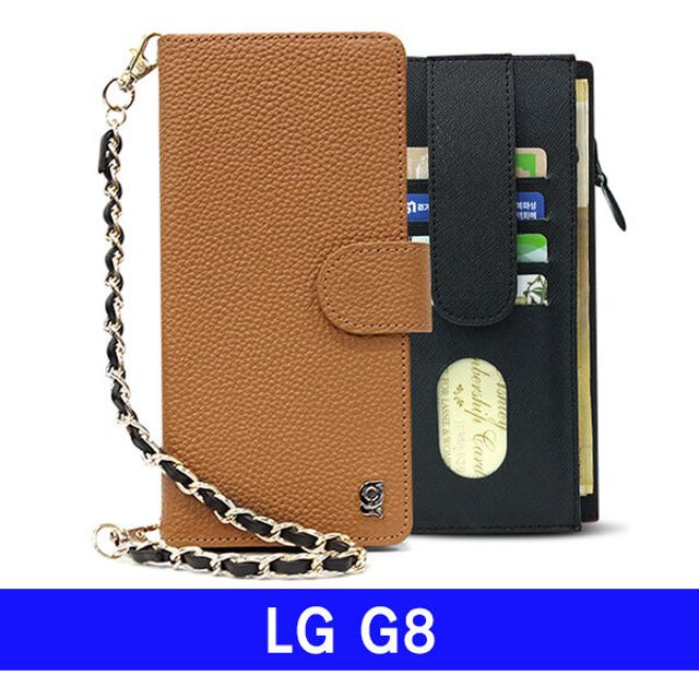 LG G8 천연가죽 Botemu오펠 G820 케이스 - 프리미엄 가죽으로 완성된 안전함
