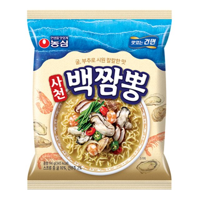 농심 사천 백짬뽕 94gx32봉지