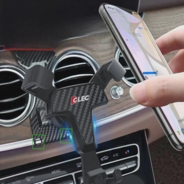 CLEC 간편한장착 밴츠 E클라스전용 스마트폰거치대