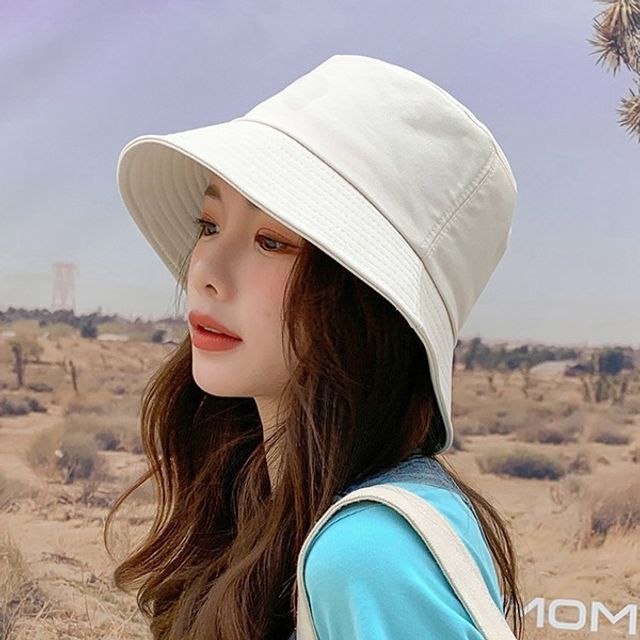 편안한 여성벙거지모자 데일리 2컬러 기본벙거지