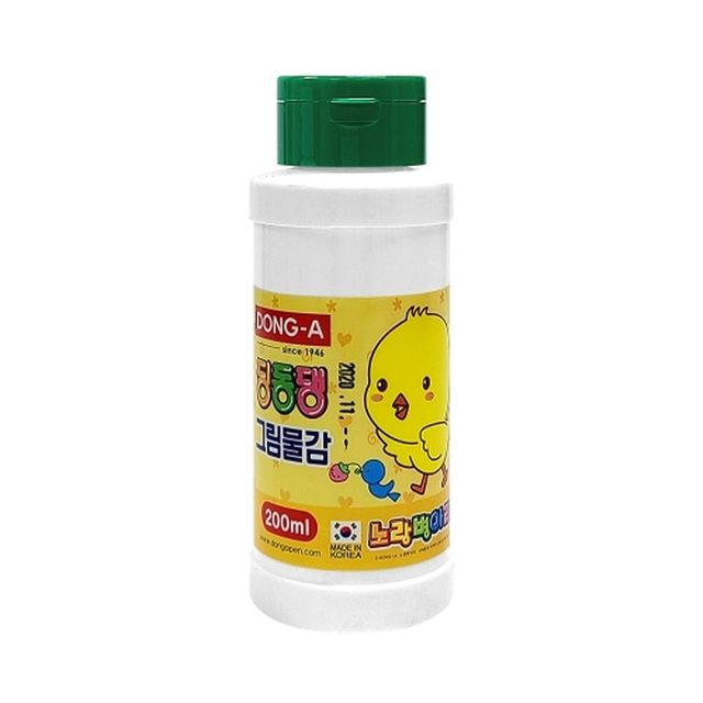동아 단색물감 딩동댕물감 초록 200ml (24개입)