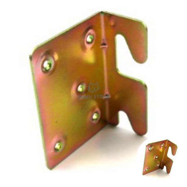 침대경첩 가구꺽쇠 침대철물 89mm