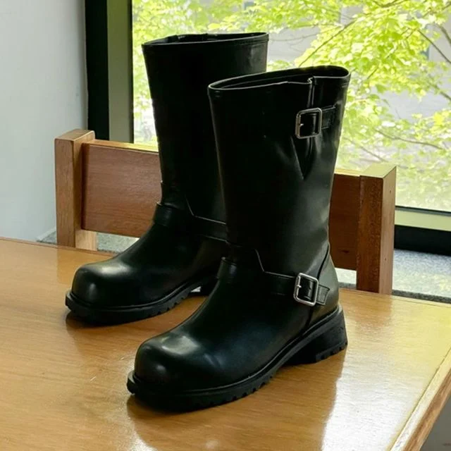 가을신상 미들힐 신상 통굽 첼시부츠 부츠 워커부츠