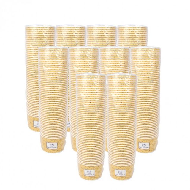 종이 분식 용기 650ml 40P 일회용 테이크아웃