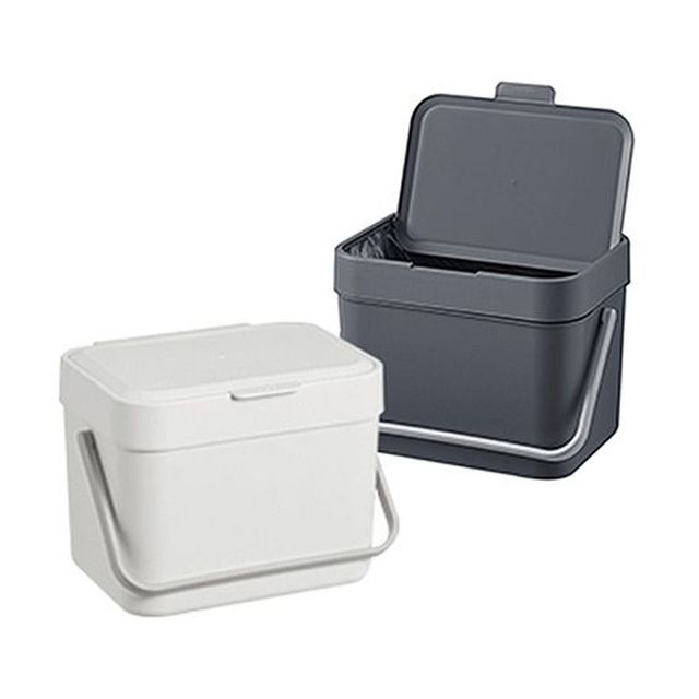 걸이형 쓰레기통 4L 1개 벽걸이 주방 거는 휴지통