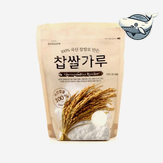 찹쌀떡 반죽용 성진 찹쌀가루 1kg 자연재료