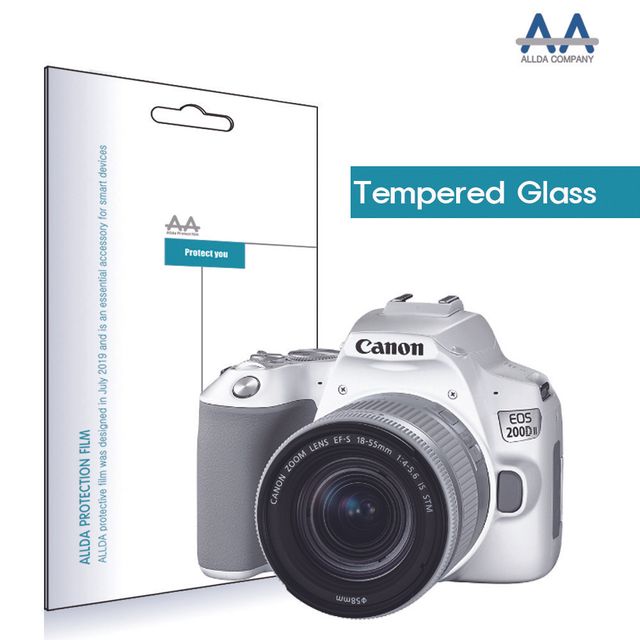 ALLDA 캐논 EOS 200D 2 전용 강화글라스 9H Glass