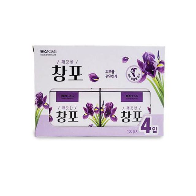 동산 깨끗한 창포비누 100g 4개입