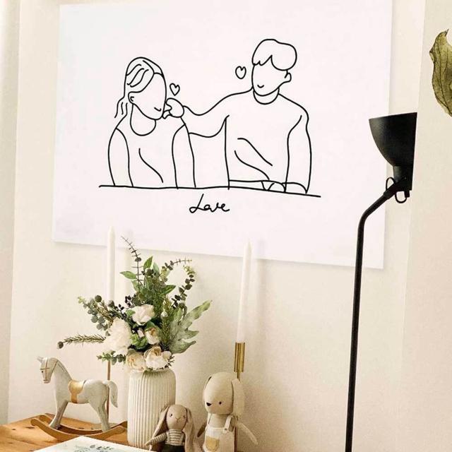 거실그림 원룸포스터 인테리어 소품 패브릭 복도 S