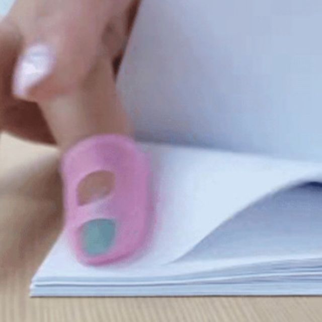 실리콘 손가락골무 기타연주 서류넘김 사무용골무특대