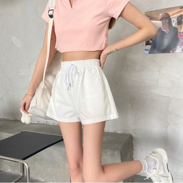 여성 데일리반바지 홈웨어반바지 여자 밴딩쇼츠 3컬러
