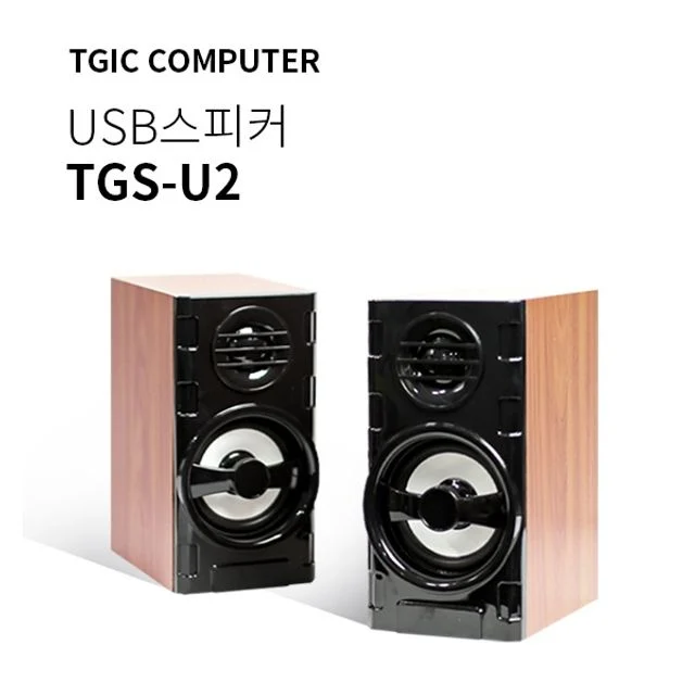 TGIC PC스피커/TGS-U2/우퍼/게임/음악/2채널