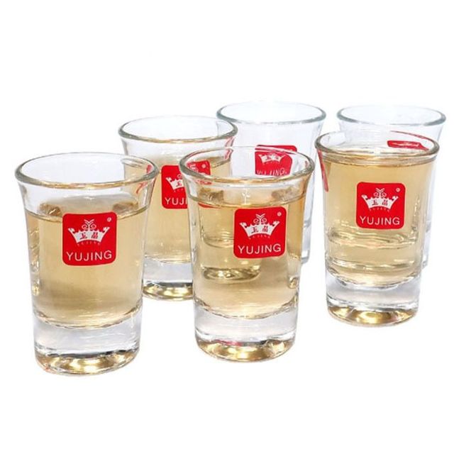 소주잔 유리컵 샷잔 6P 세트 35ml 투명 사케잔